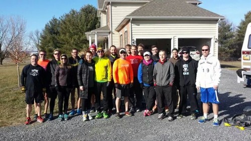 The First Annual Winchester Beer Mile Participants